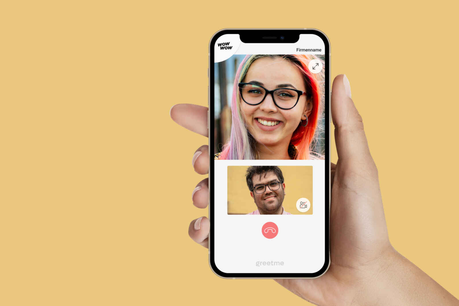 Videoberatung mit greetme
